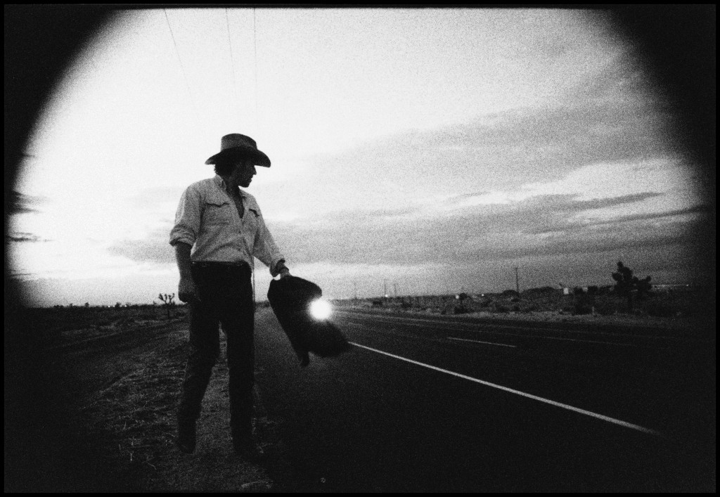 Bruce on Highway Print. photo (c) Pamela Springsteen.courtesy WGC