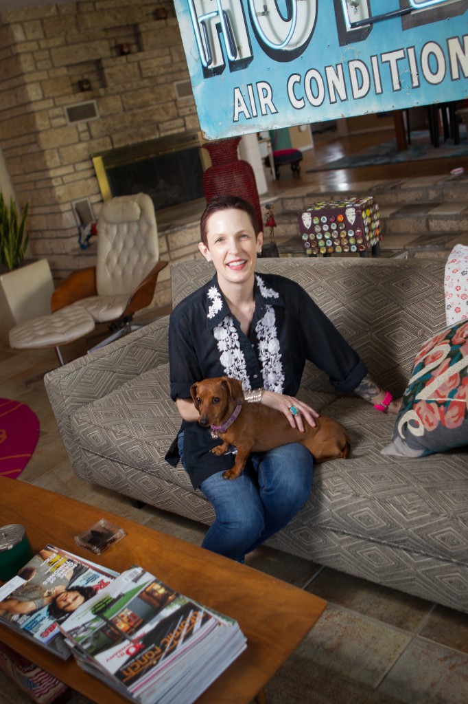 Marilyn Artus is pictured in her home. Photo by Brent Fuchs.