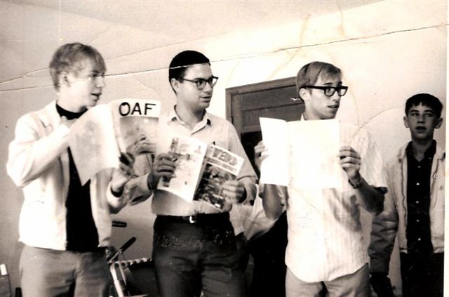 Oklahoma Alliance of Fans founders (from left) John Wooley, David Smith and Bart Bush. Photo courtesy John Wooley.