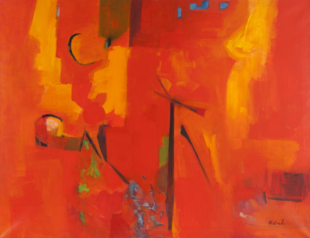 Red Canyon Rising by Louis Ribak.