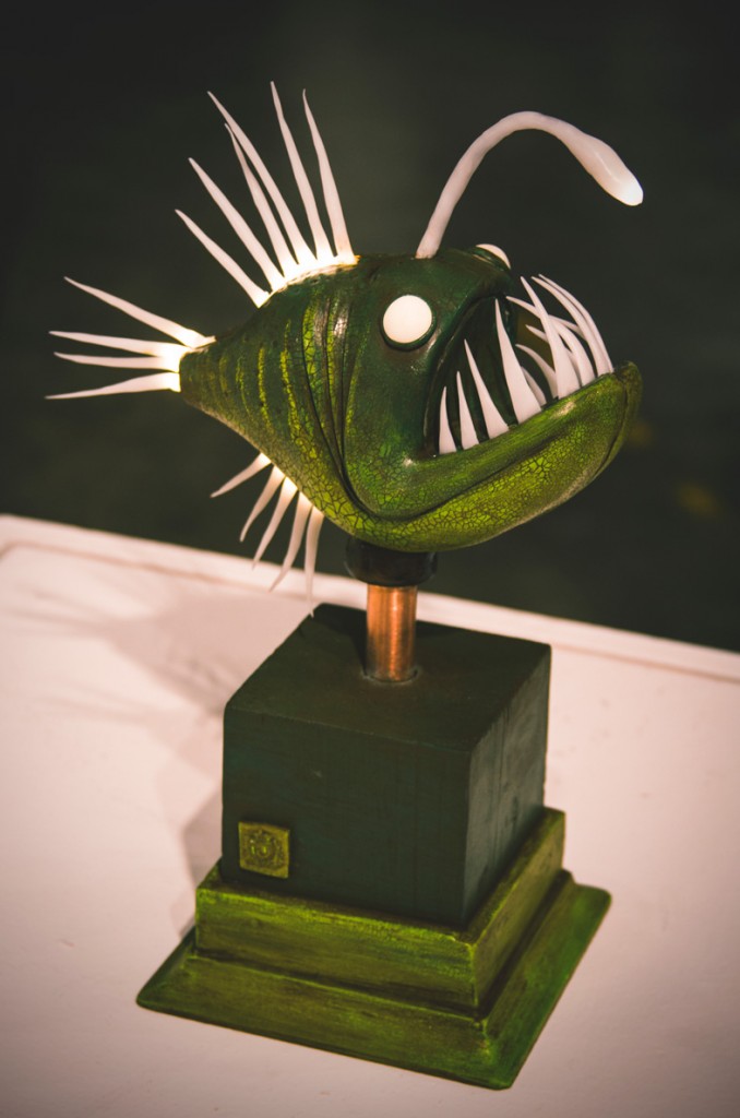 Fiberoptic Angular Fish by Bryan Cooper.