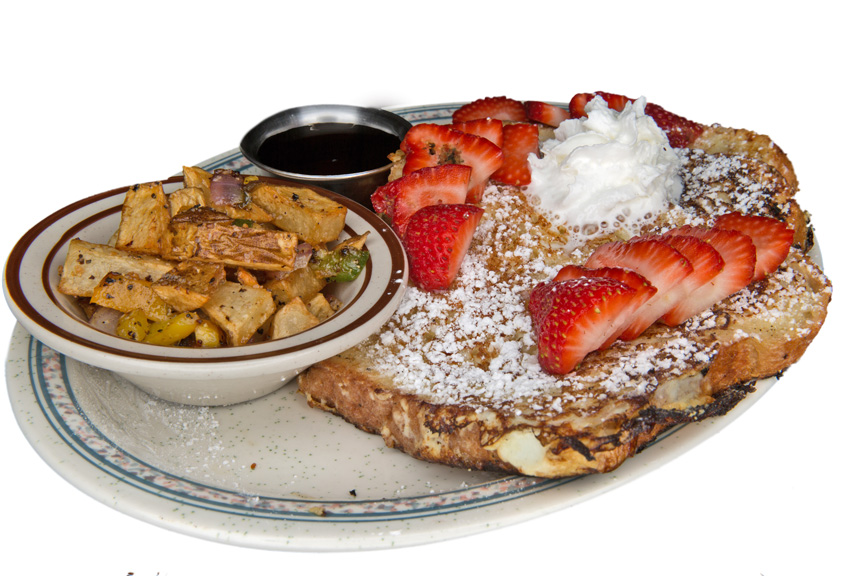 Creme Brulee french toast at Sugar Britches Cafe & Bakery. Photo by Brandon Scott.