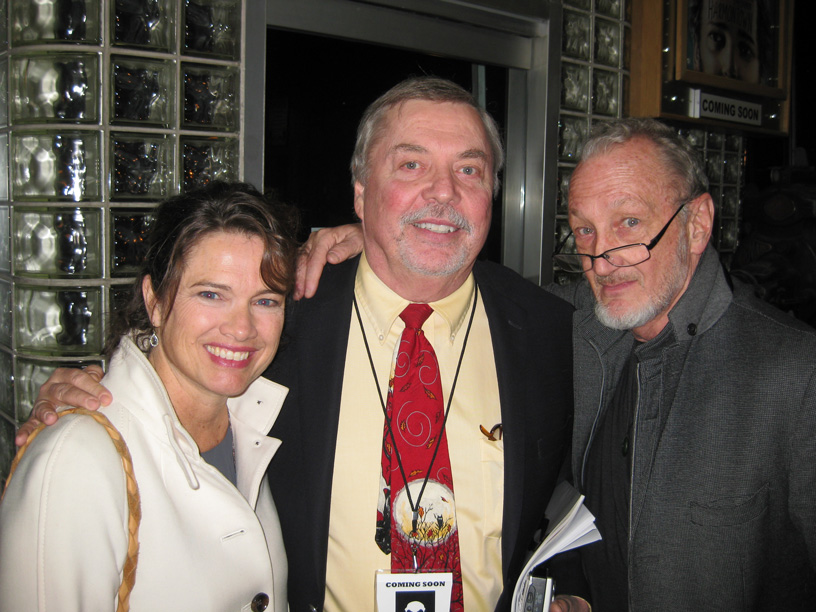 Heather Langenkamp (from left), John Wooley and actor Robert Englund met up at the Circle Cinema screening of the movie in November. Photo courtesy circle cinema.