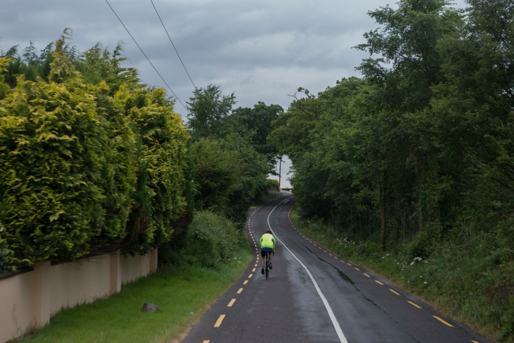 A cyclist enjoys a ride outside the Ring of Kerry near Killarney. Photo by Nathan Harmon.