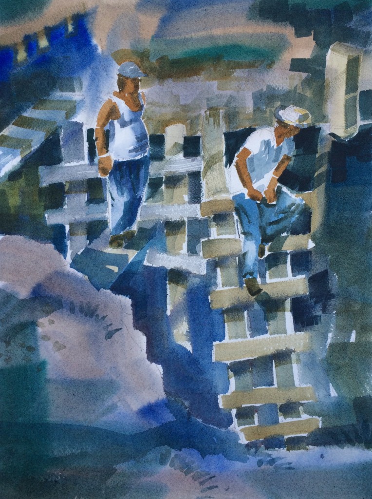 Watercolor by artist Whit Todd