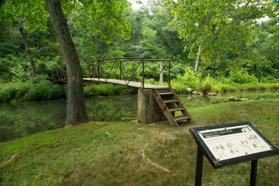 An elevated boardwalk helps protect the natural environment on the Dripping Springs Trail. Photos courtesy Oklahoma Department of Tourism & Recreation.