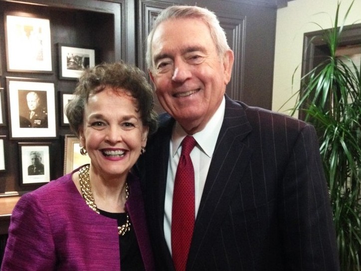 Teresa and Legendary Journalist Dan Rather on WRITING OUT LOUD.aspx