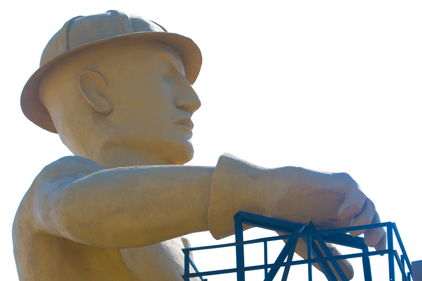 Golden Driller, Best Local Icon. Photo by Brandon Scott.