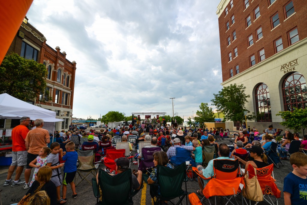 Concert crowd