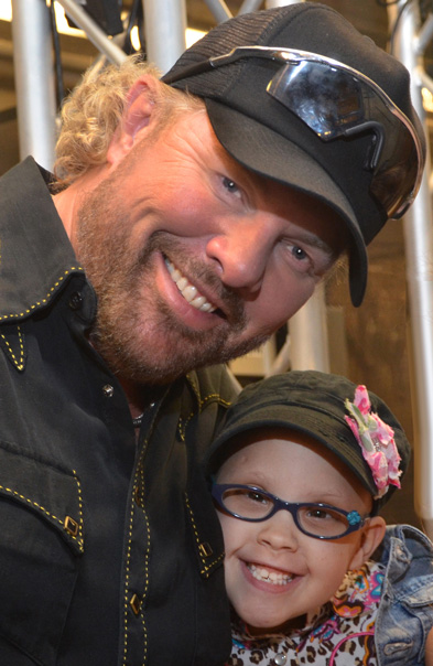 Toby Keith is OK Kids Korral’s Board President. Photo courtesy Simon Hurst 2014.