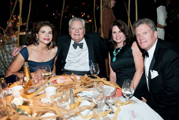 Suzanne and Bill Warren, Becky Dixon and Patrick Keegan, Painted Pony Ball 2014.