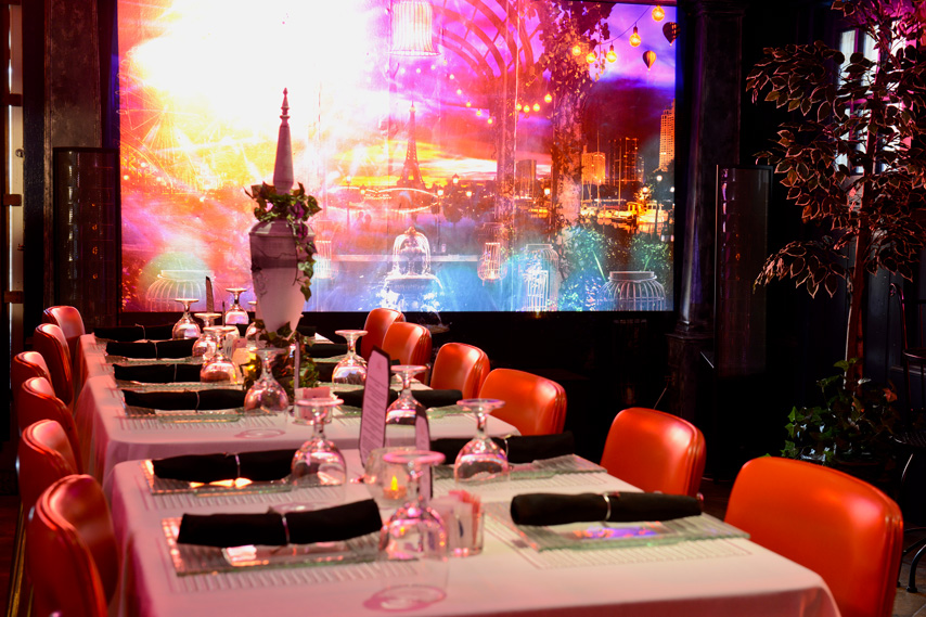 A long table and elegant place settings await your arrival. Photo by Natalie Green.