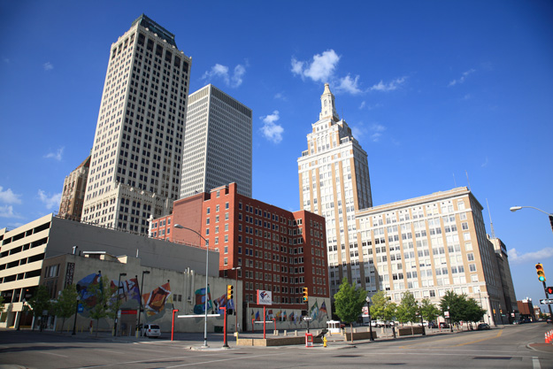 Downtown Tulsa.