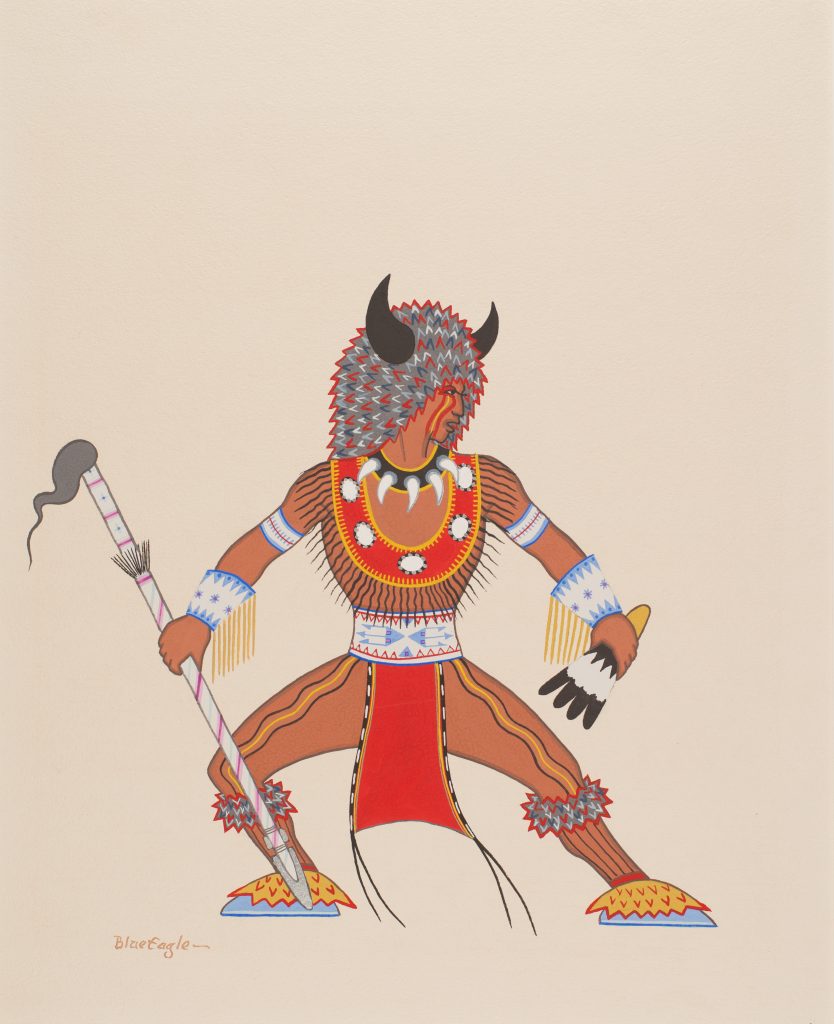 Acee Blue Eagle (American, 1907-1959) Buffalo Medicine Man, 1939