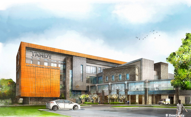 The A.R. and Marylouise Tandy Medical Academic Building is expected to be completed next year.