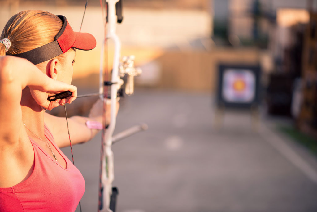 Woman with the bow