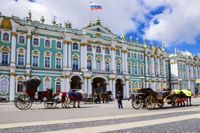 The Hermitage in St. Petersburg, Russia