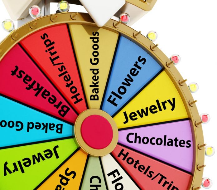Wheel of fortune. 3D illustration