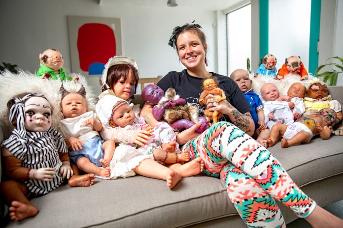 Artist Julia Lane creates lifelike dolls that range from adorable to horrible.