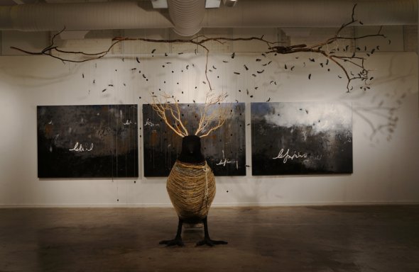 f0e043305e512cb47b9f014dadbae7d0 Three works by Michelle Firment Reid: