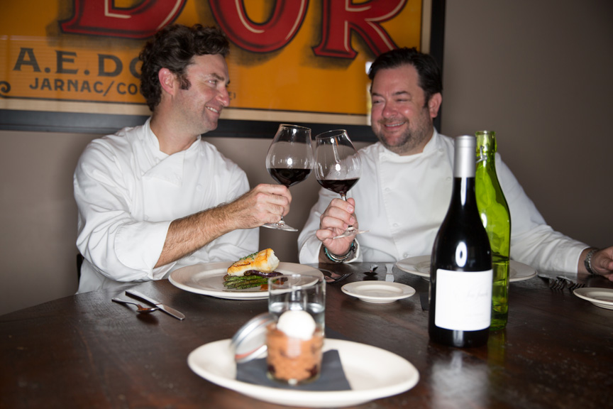 Brothers Brandon Benelli (left) and Matt Kelley make culinary perfection from the simplicity of good flavors and food. Photos by Brandon Scott.