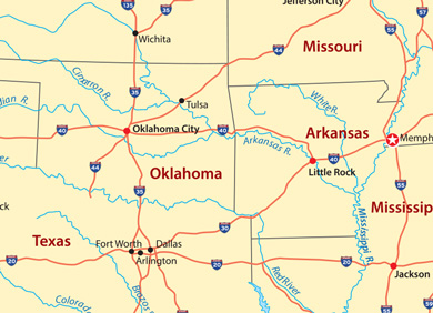 DAY TRIP: Memphis is a six-hour drive from Tulsa or a seven-hour drive from Oklahoma City.