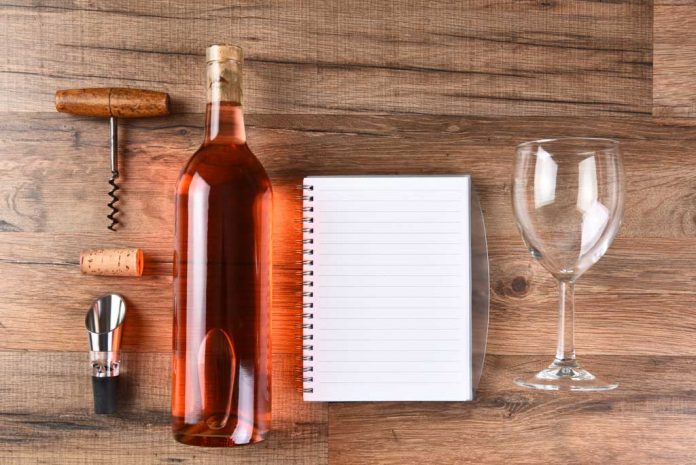 Wine tasting still life