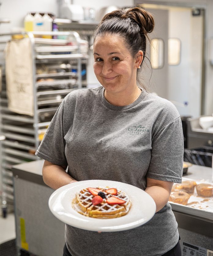 Le Jardin in Bixby employs those who have recently left incarceration.